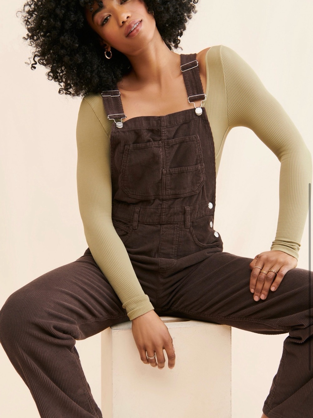 We the Free Ziggy Cord Overalls